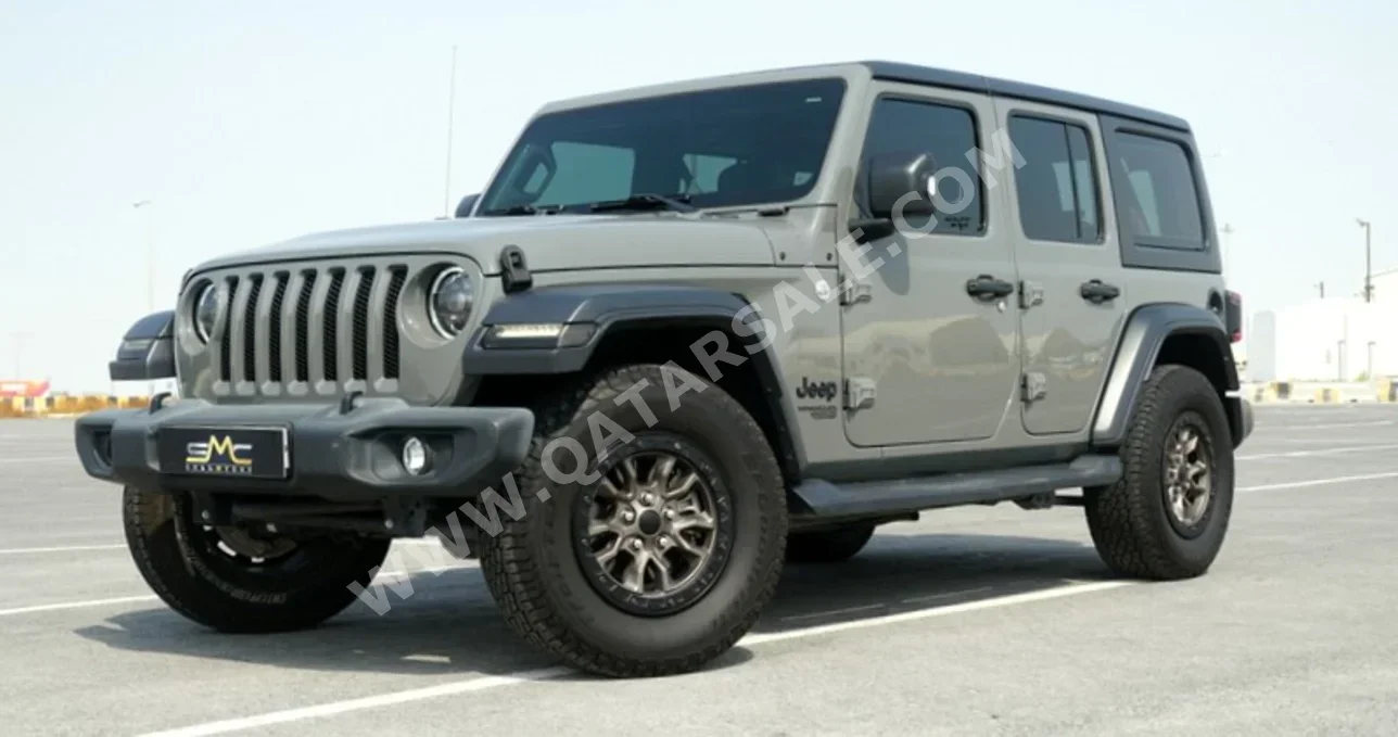 Jeep  Wrangler  Unlimited  2021  Automatic  66,000 Km  6 Cylinder  Four Wheel Drive (4WD)  SUV  Phantom Grey  With Warranty