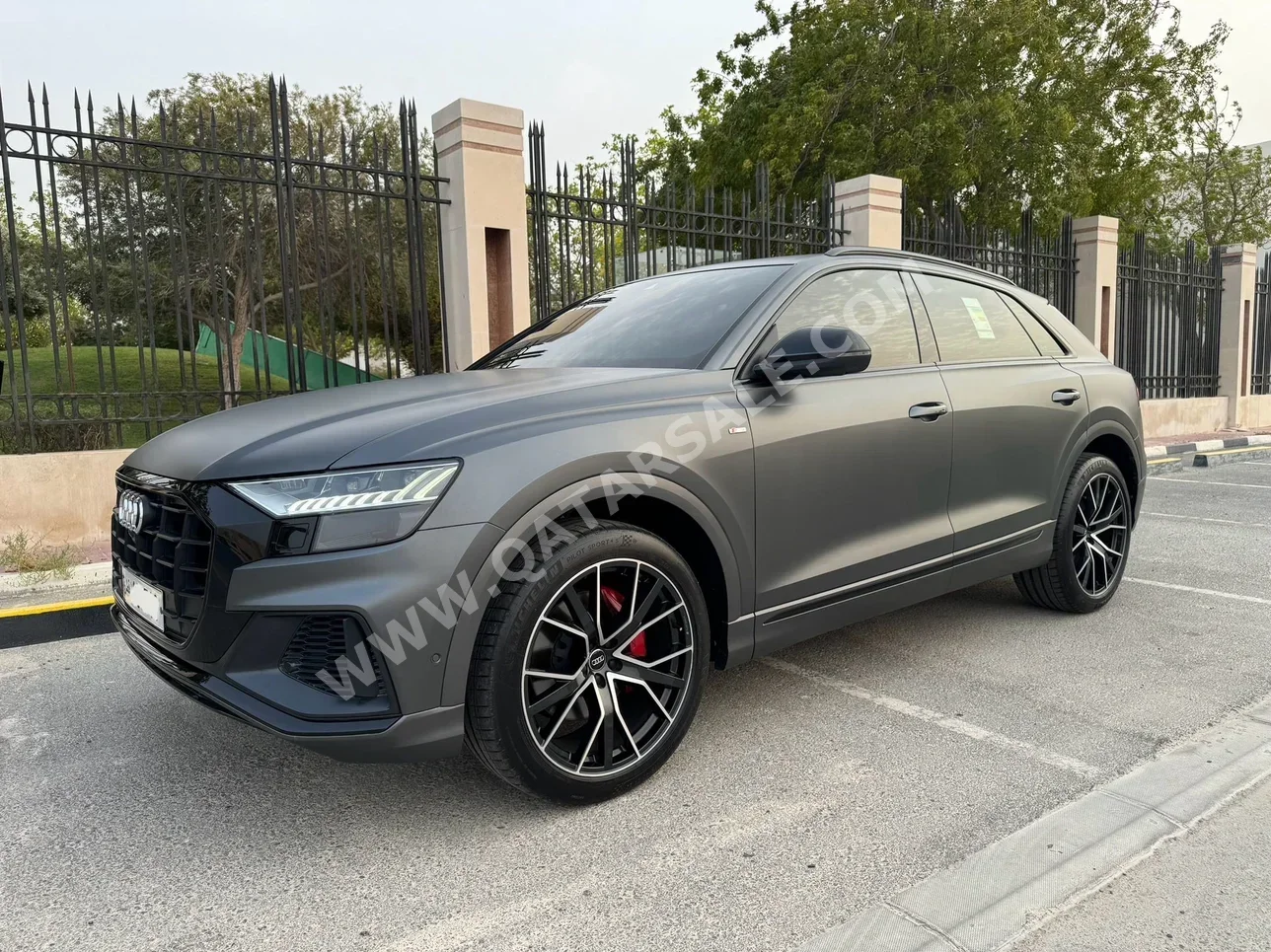 Audi  Q8  S-Line  2019  Automatic  62,000 Km  6 Cylinder  All Wheel Drive (AWD)  SUV  Gray  With Warranty