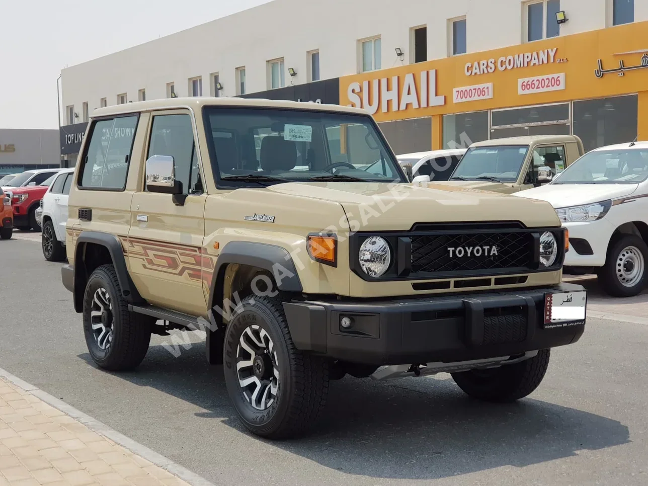 Toyota  Land Cruiser  Hard Top  2024  Manual  0 Km  6 Cylinder  Four Wheel Drive (4WD)  SUV  Beige  With Warranty