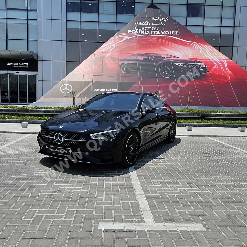 Mercedes-Benz  CLA  250  2024  Automatic  1,200 Km  4 Cylinder  Rear Wheel Drive (RWD)  Sedan  Black  With Warranty