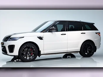 Land Rover  Range Rover  Sport SVR  2019  Automatic  89,000 Km  8 Cylinder  Four Wheel Drive (4WD)  SUV  White  With Warranty