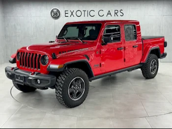 Jeep  Gladiator  Rubicon  2022  Automatic  766 Km  6 Cylinder  Four Wheel Drive (4WD)  Pick Up  Red  With Warranty