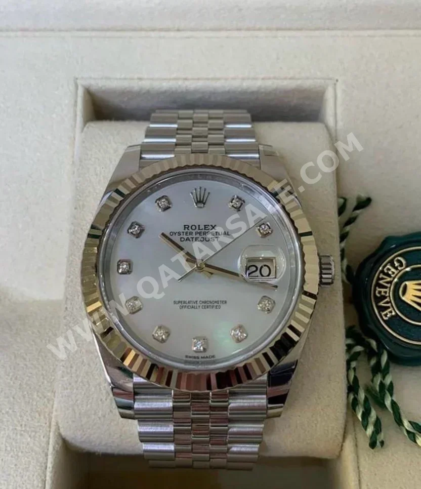 Watches - Rolex  - Analogue Watches  - White  - Unisex Watches