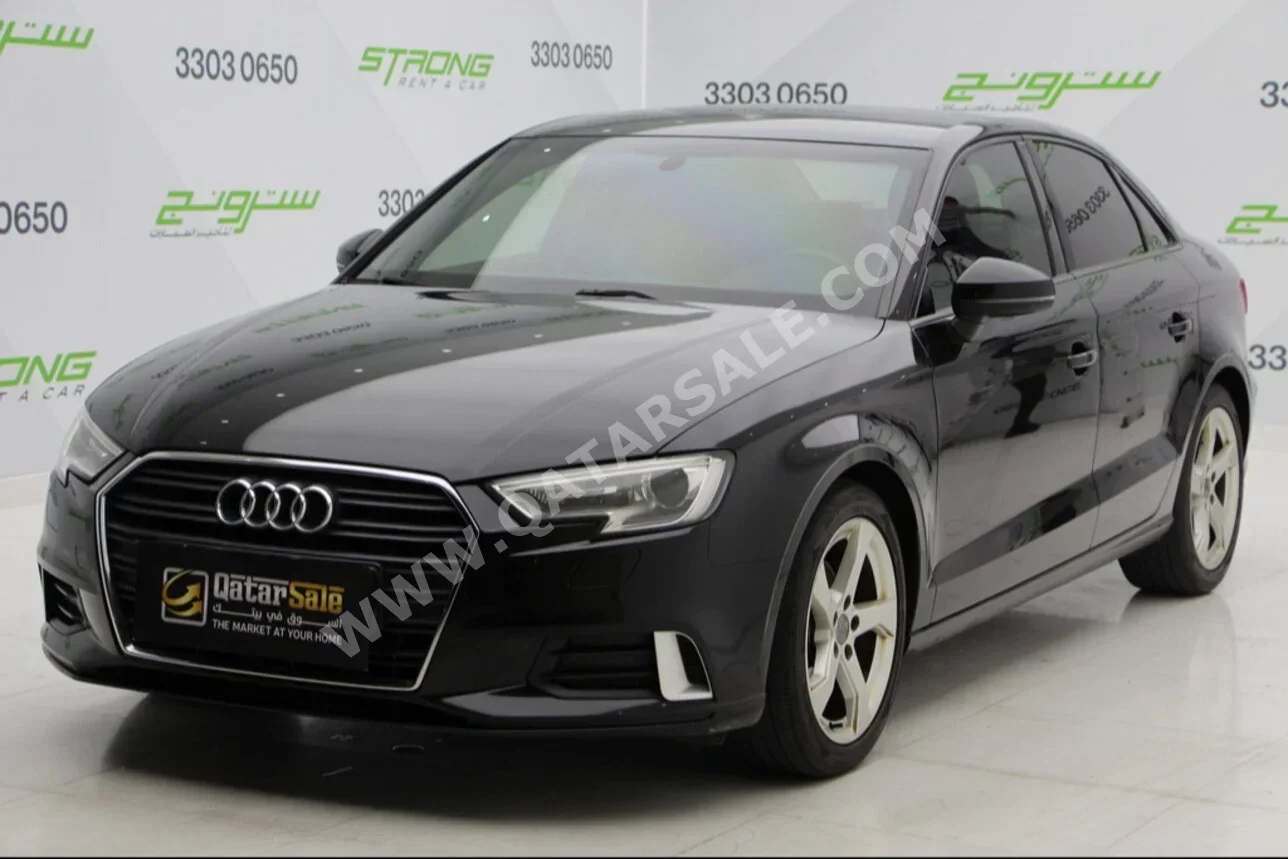 Audi  A3  2019  Automatic  87,000 Km  4 Cylinder  Front Wheel Drive (FWD)  Sedan  Black