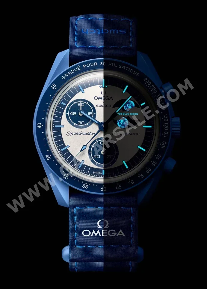 Watches - Omega  - Analogue Watches  - Blue  - Unisex Watches