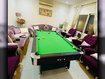 Green and Black  Billiard Table