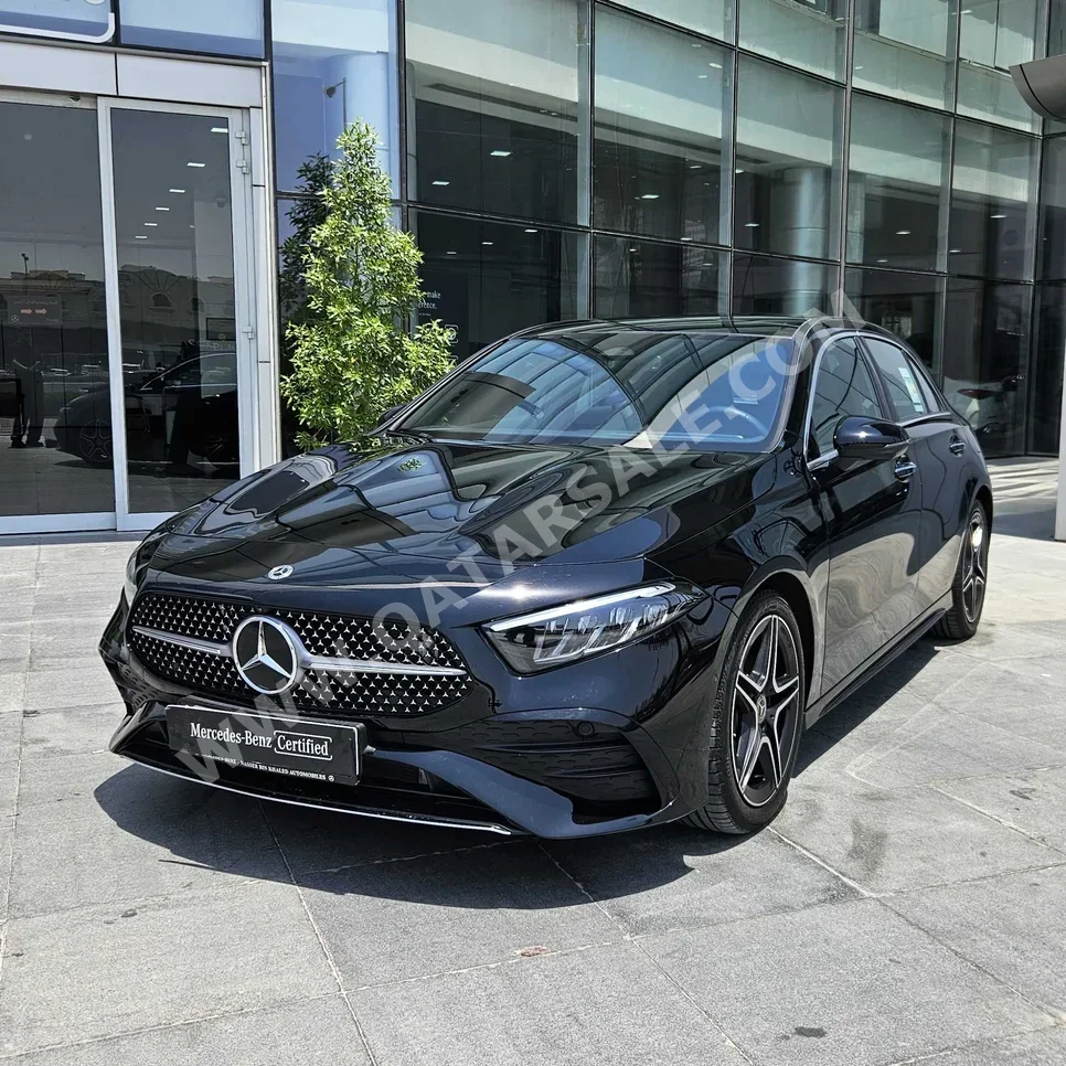 Mercedes-Benz  A-Class  200  2024  Automatic  6,700 Km  4 Cylinder  Rear Wheel Drive (RWD)  Hatchback  Black  With Warranty