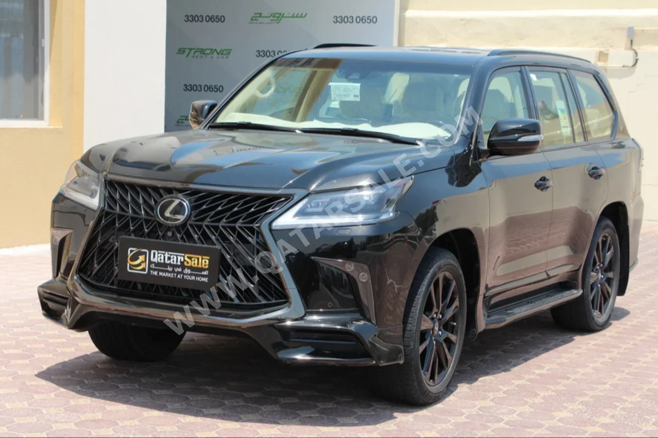 Lexus  LX  570 S Black Edition  2020  Automatic  39,000 Km  8 Cylinder  Four Wheel Drive (4WD)  SUV  Black