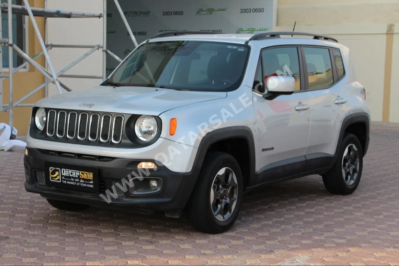 Jeep  Renegade  2017  Automatic  110,000 Km  4 Cylinder  Four Wheel Drive (4WD)  SUV  Silver