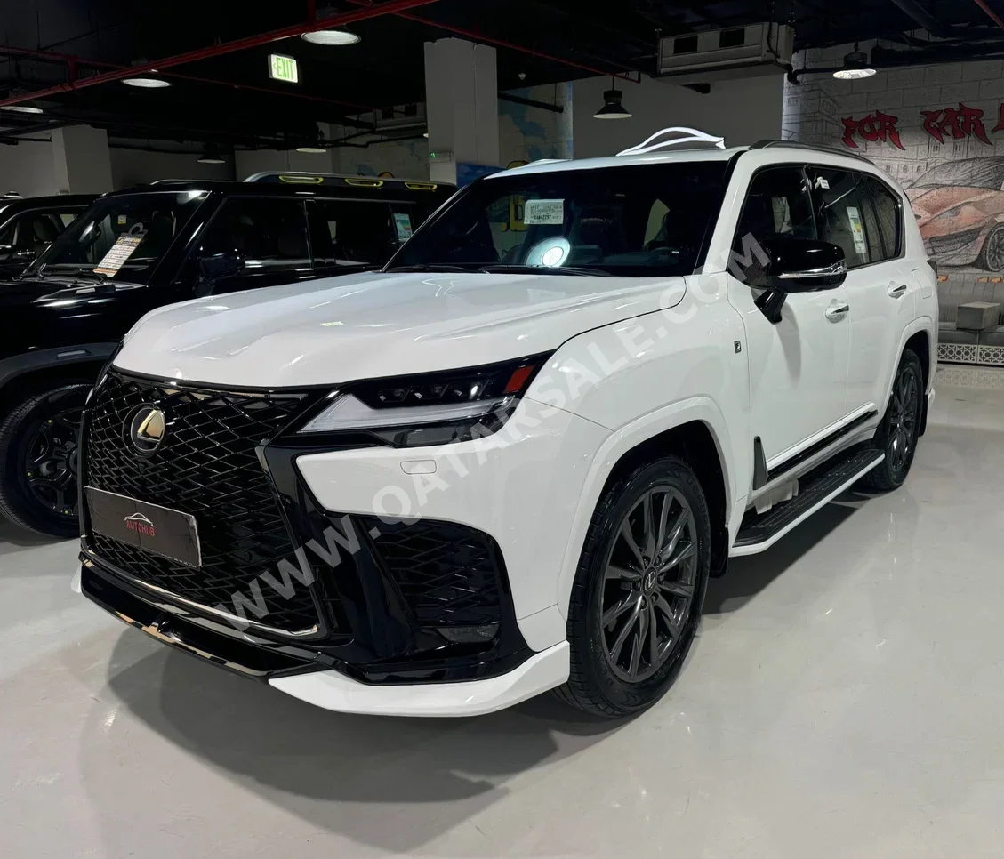 Lexus  LX  600 F Sport  2024  Automatic  2,000 Km  6 Cylinder  Four Wheel Drive (4WD)  SUV  White  With Warranty