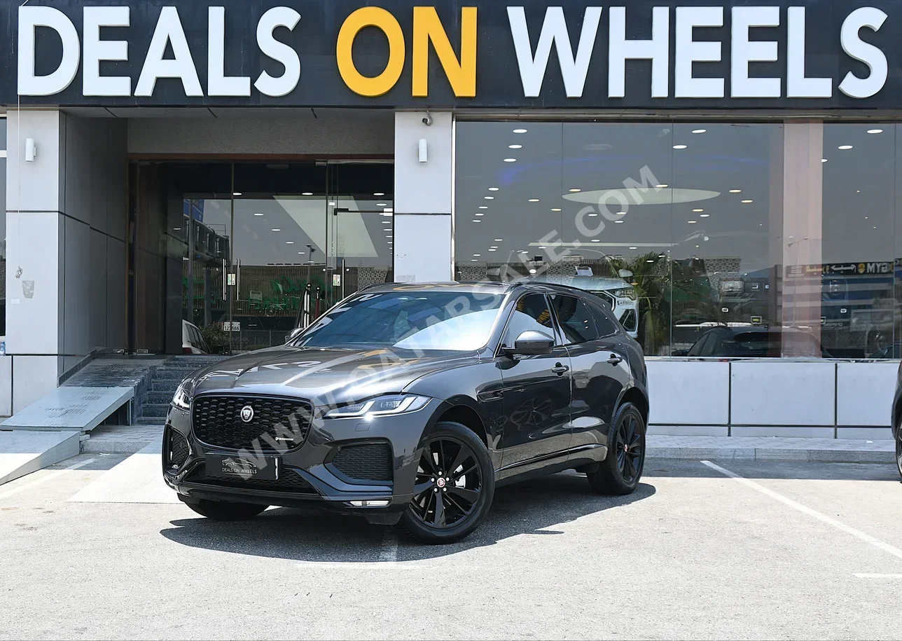 Jaguar  F-Pace  R Sport  2023  Automatic  12,000 Km  4 Cylinder  Four Wheel Drive (4WD)  SUV  Gray  With Warranty