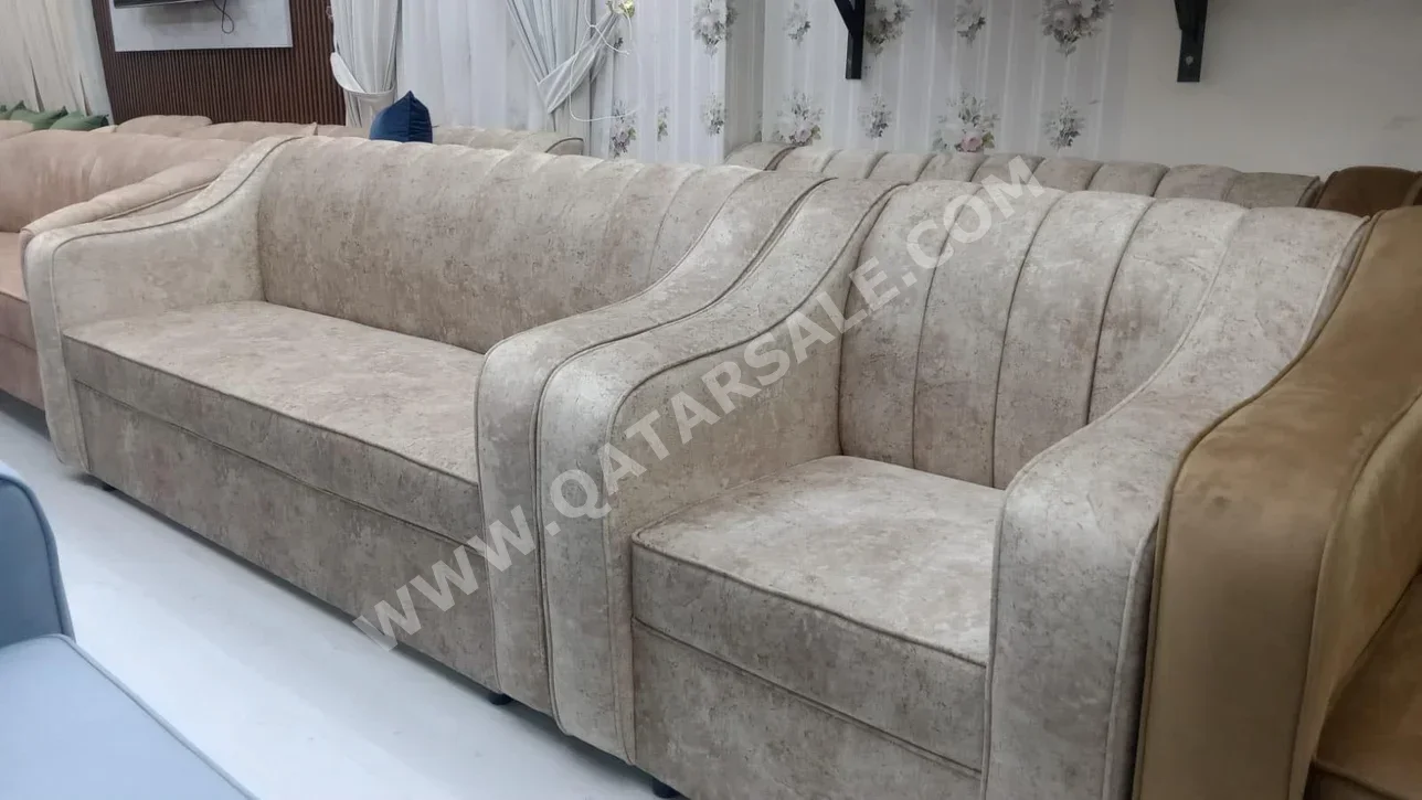 Sofas, Couches & Chairs Sofa Set  - Beige