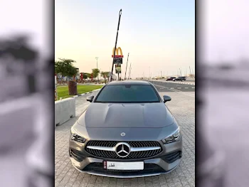 Mercedes-Benz  CLA  250  2021  Automatic  80,000 Km  4 Cylinder  Rear Wheel Drive (RWD)  Sedan  Gray