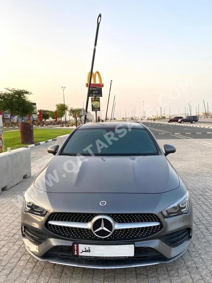 Mercedes-Benz  CLA  250  2021  Automatic  80,000 Km  4 Cylinder  Rear Wheel Drive (RWD)  Sedan  Gray