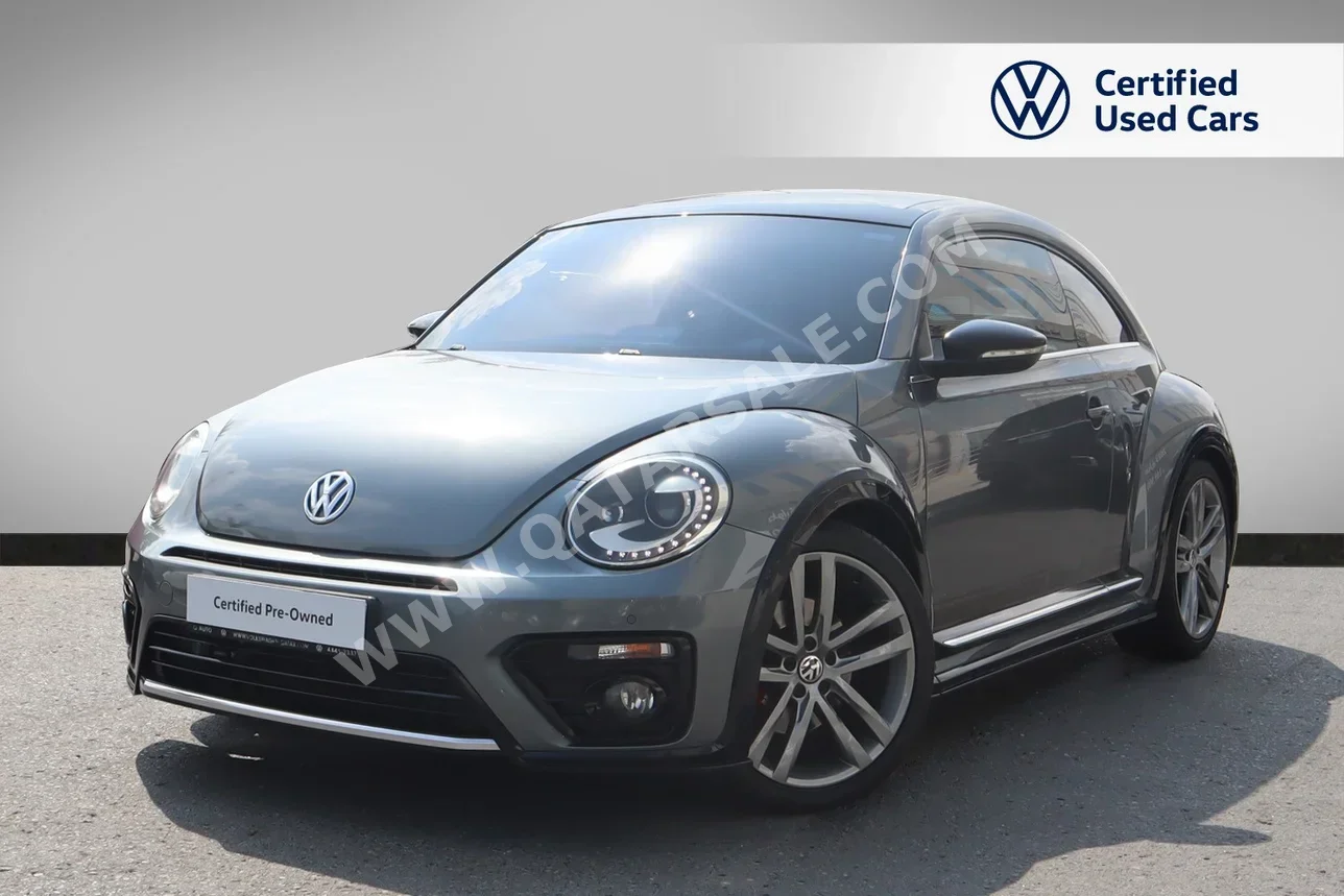 Volkswagen  Beetle  Turbo R  2018  Automatic  85,000 Km  4 Cylinder  Front Wheel Drive (FWD)  Hatchback  Phantom Grey