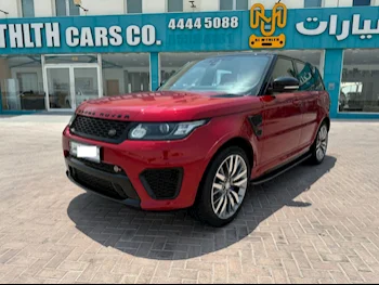 Land Rover  Range Rover  Sport SVR  2017  Automatic  136,000 Km  8 Cylinder  Four Wheel Drive (4WD)  SUV  Red