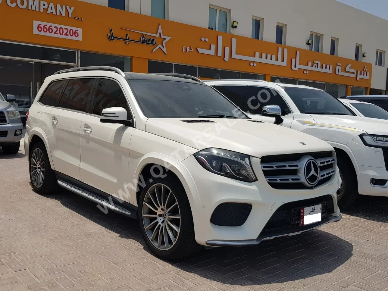 Mercedes-Benz  GLS  500  2019  Automatic  114,000 Km  6 Cylinder  Four Wheel Drive (4WD)  SUV  White