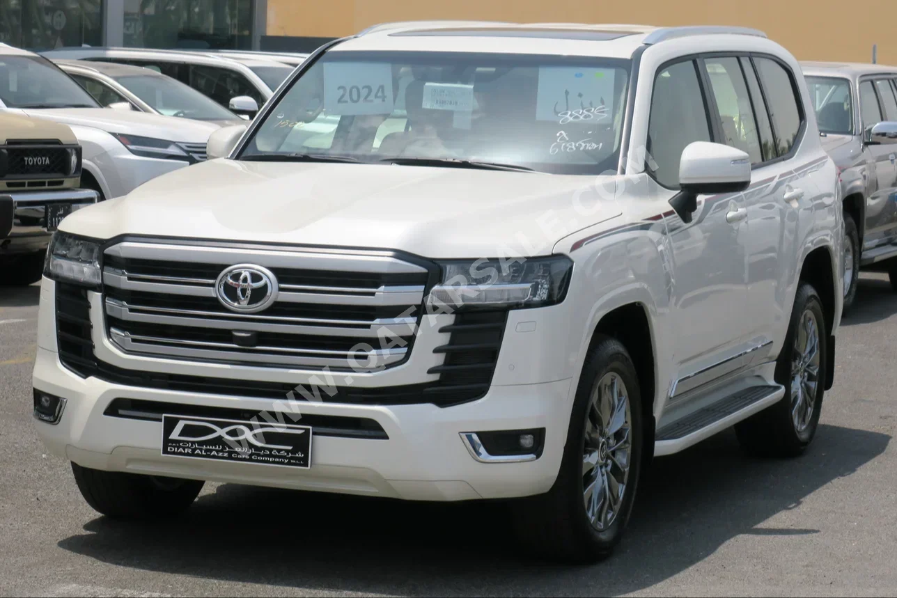 Toyota  Land Cruiser  GXR Twin Turbo  2024  Automatic  0 Km  6 Cylinder  Four Wheel Drive (4WD)  SUV  White  With Warranty