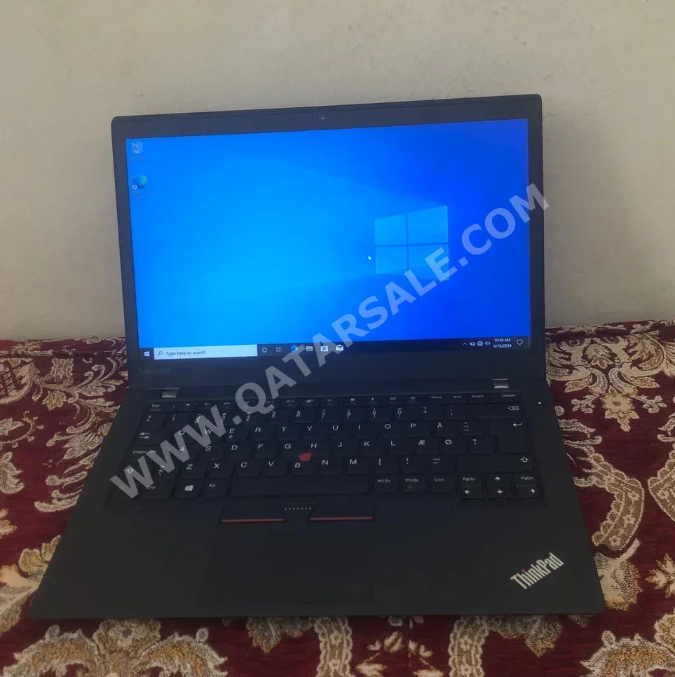 Laptops Lenovo  - ThinkPad  - Black  - Windows 10  - Intel  - Core i5  -Memory (Ram): 8 GB