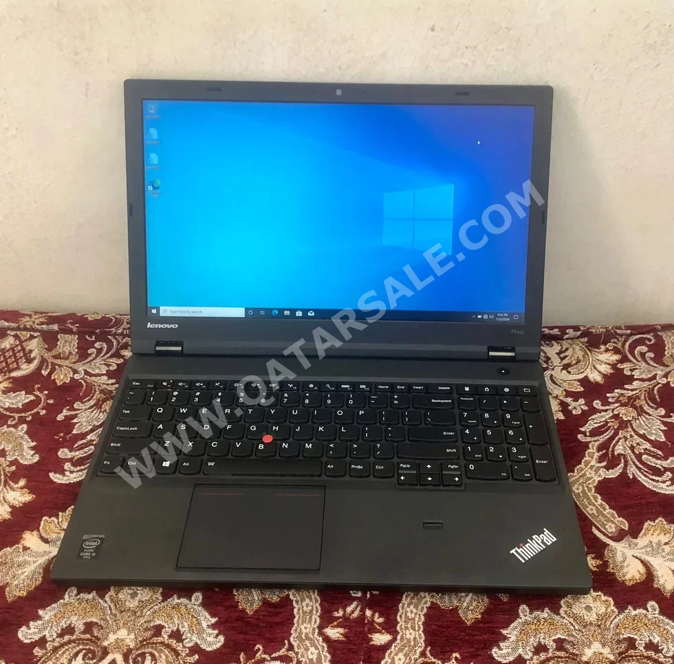 Laptops Lenovo  - ThinkPad  - Black  - Windows 10  - Intel  - Core i5  -Memory (Ram): 8 GB