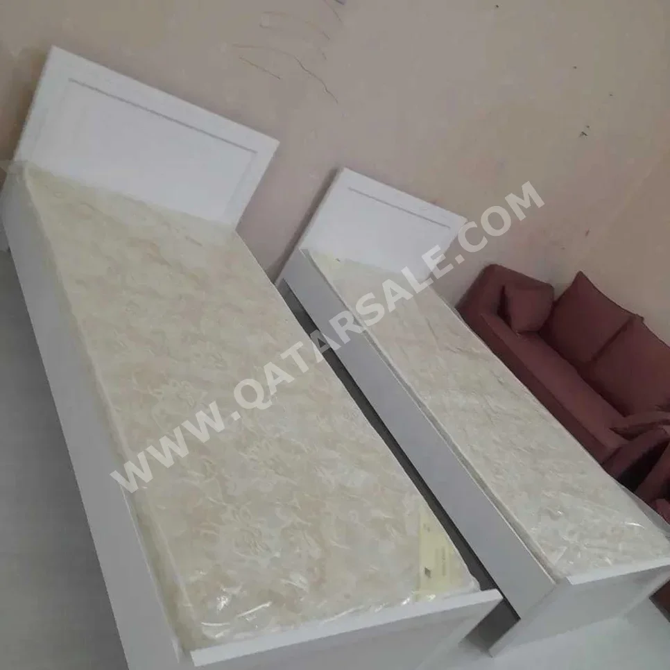 Beds - Single  - White  - Mattress Included