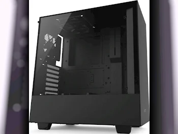 صناديق الكمبيوتر ان زيد اكس تي  زجاج صلب  4  يو  اس بي 3.2 الجيل ال 1 تايب-سي  NZXT H510  يأتي مع مراوح  كفن لمزود الطاقة \  أي تي اكس ميد تاور  أسود  اي تي اكس