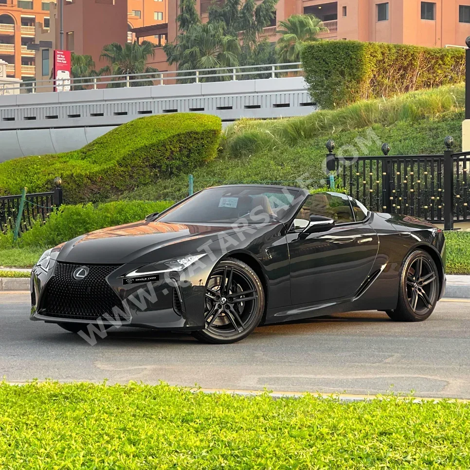 Lexus  LC  500  2024  Automatic  3,400 Km  6 Cylinder  Rear Wheel Drive (RWD)  Convertible  Black  With Warranty