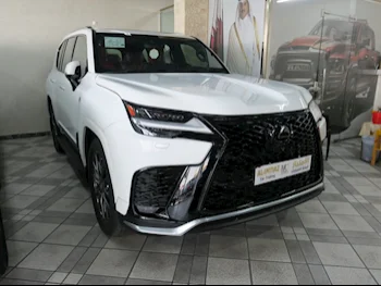 Lexus  LX  600 F Sport  2022  Automatic  46,000 Km  6 Cylinder  Four Wheel Drive (4WD)  SUV  White  With Warranty