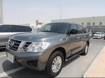 Nissan  Patrol  XE  2018  Automatic  215٬000 Km  6 Cylinder  Four Wheel Drive (4WD)  SUV  Gray