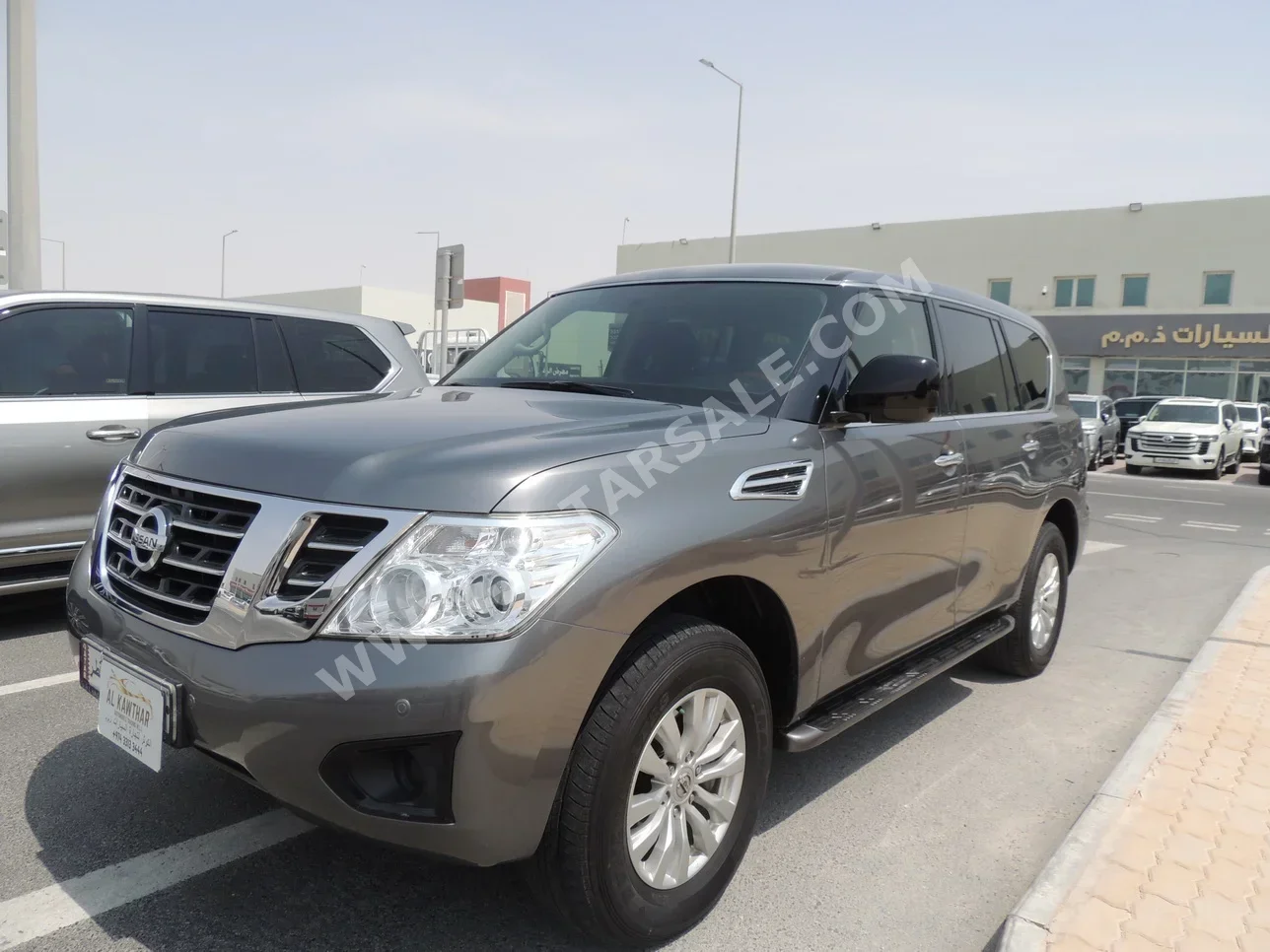 Nissan  Patrol  XE  2018  Automatic  215٬000 Km  6 Cylinder  Four Wheel Drive (4WD)  SUV  Gray