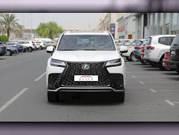 Lexus  LX  600 F Sport  2023  Automatic  32,000 Km  6 Cylinder  Four Wheel Drive (4WD)  SUV  White  With Warranty