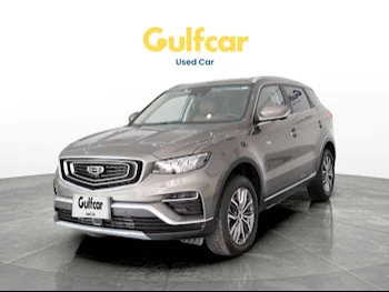 Geely  Azkarra  2023  Automatic  27,794 Km  3 Cylinder  Four Wheel Drive (4WD)  SUV  Gray  With Warranty