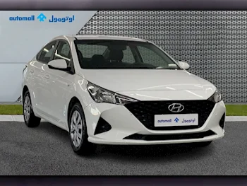 Hyundai  Accent  1.6  2023  Automatic  87,176 Km  4 Cylinder  Front Wheel Drive (FWD)  Sedan  White  With Warranty