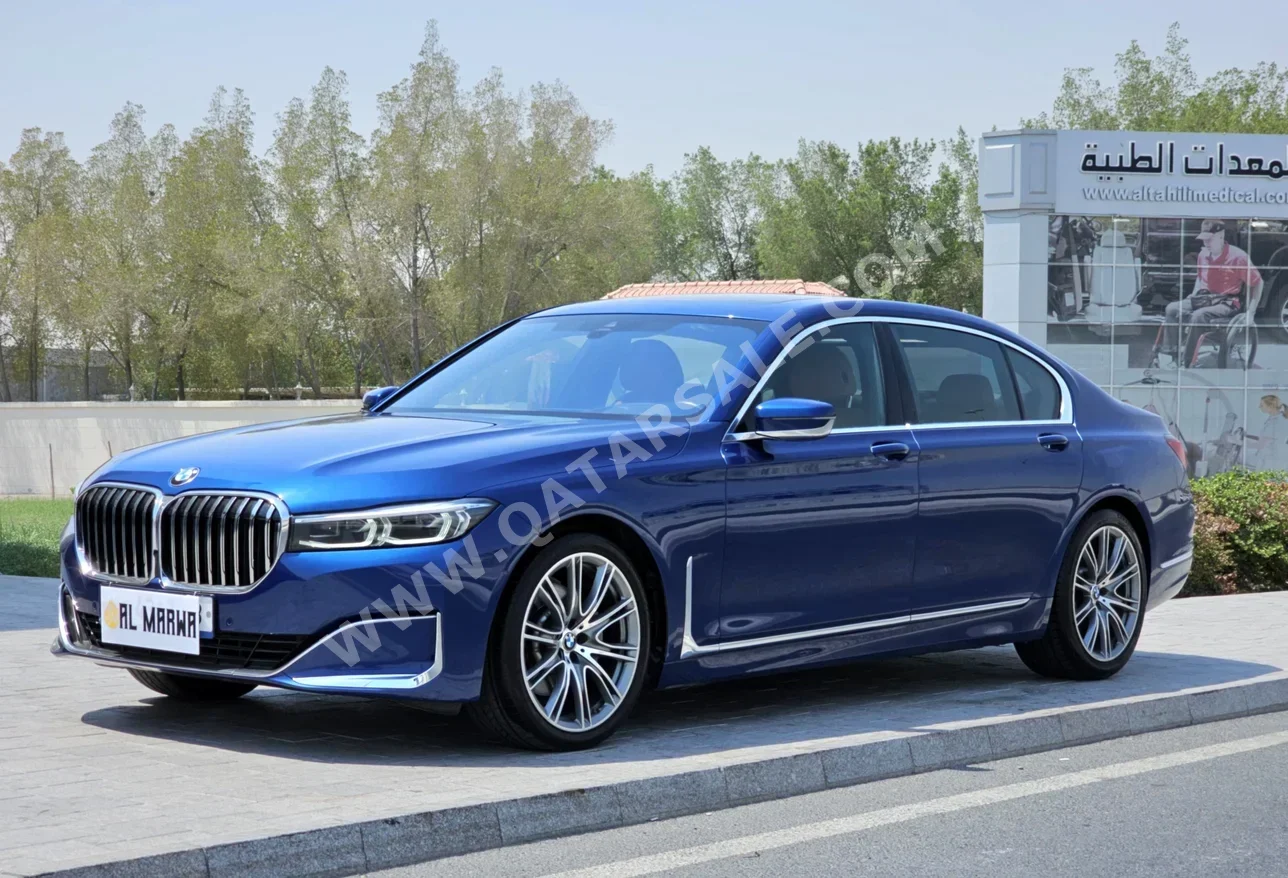  BMW  7-Series  730 Li  2021  Automatic  68,000 Km  4 Cylinder  Rear Wheel Drive (RWD)  Sedan  Blue  With Warranty