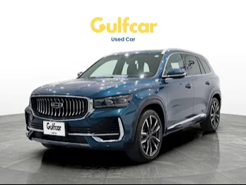 Geely  manjaro  Luxury  2023  Automatic  18,107 Km  4 Cylinder  Four Wheel Drive (4WD)  SUV  Blue  With Warranty