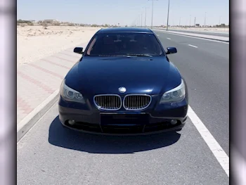 BMW  5-Series  530i  2007  Automatic  186٬000 Km  6 Cylinder  Rear Wheel Drive (RWD)  Sedan  Dark Blue