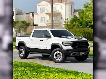 Dodge  Ram  TRX  2024  Automatic  3,800 Km  8 Cylinder  Four Wheel Drive (4WD)  Pick Up  White  With Warranty