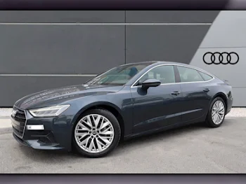 Audi  A7  2021  Automatic  57,000 Km  4 Cylinder  All Wheel Drive (AWD)  Sedan  Dark Blue  With Warranty