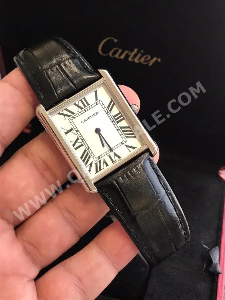 Watches - Cartier  - Quartz Watch  - Black  - Unisex Watches