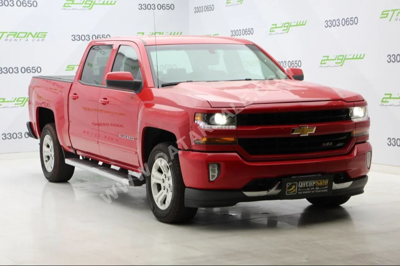 Chevrolet  Silverado  Z71  2018  Automatic  205,000 Km  8 Cylinder  Four Wheel Drive (4WD)  Pick Up  Red