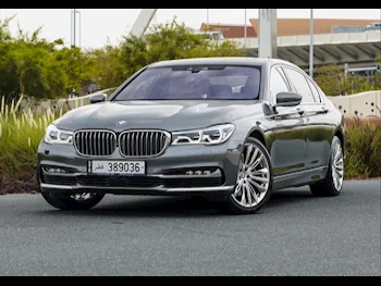 BMW  7-Series  740 Li  2017  Automatic  135,000 Km  6 Cylinder  Rear Wheel Drive (RWD)  Sedan  Gray