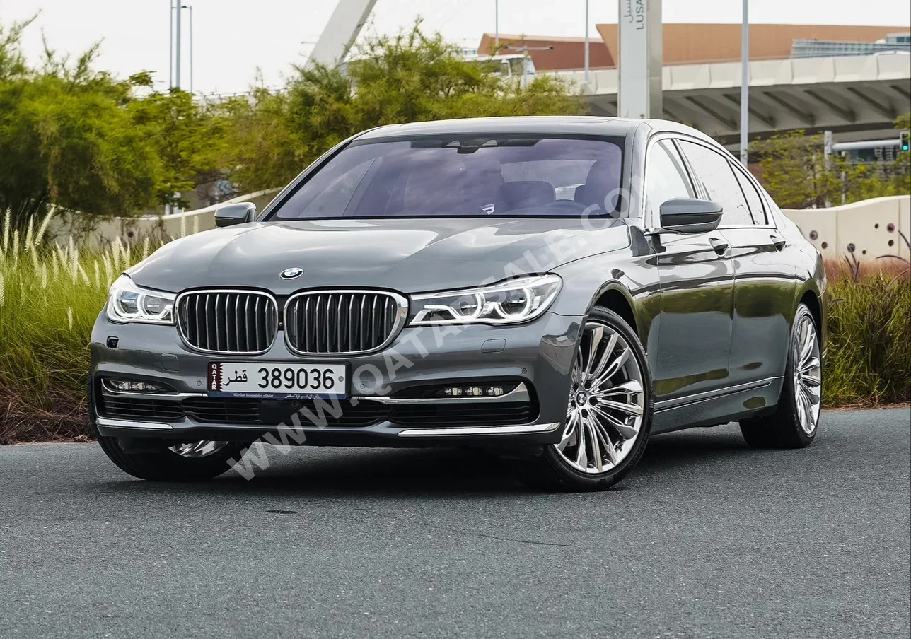 BMW  7-Series  740 Li  2017  Automatic  135,000 Km  6 Cylinder  Rear Wheel Drive (RWD)  Sedan  Gray