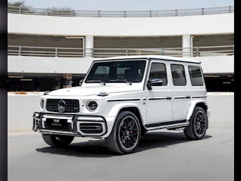 Mercedes-Benz  G-Class  63 AMG  2020  Automatic  81,000 Km  8 Cylinder  Four Wheel Drive (4WD)  SUV  White