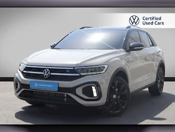 Volkswagen  T-Roc  R Line  2023  Automatic  18,600 Km  4 Cylinder  Front Wheel Drive (FWD)  SUV  Beige  With Warranty