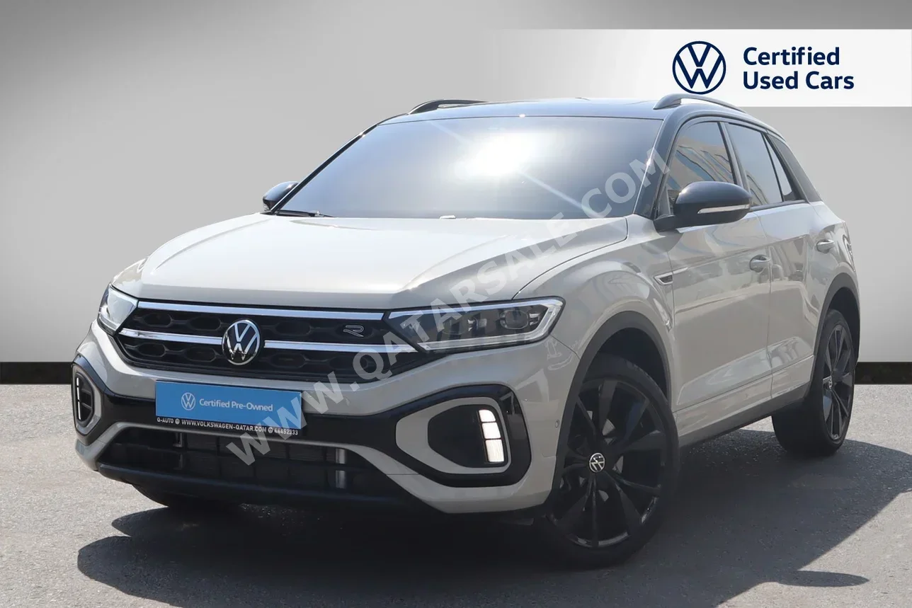 Volkswagen  T-Roc  R Line  2023  Automatic  18,600 Km  4 Cylinder  Front Wheel Drive (FWD)  SUV  Beige  With Warranty