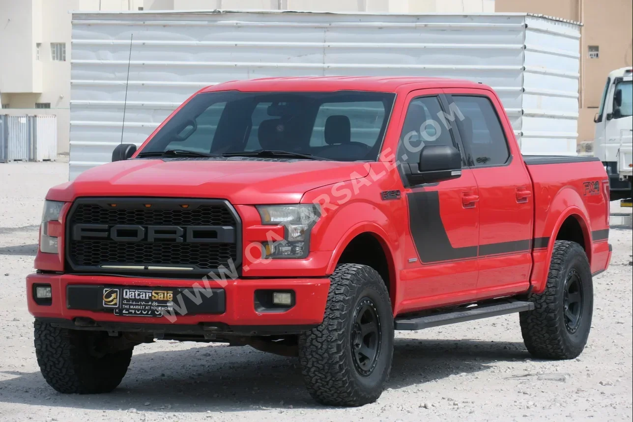 Ford F 150 XLT 2016 Automatic 145,000 Km 6 Cylinder Four Wheel Drive (4WD) Pick Up Red