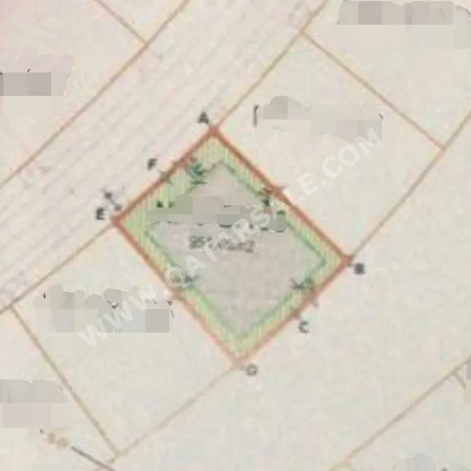 Lands For Sale in Lusail  - North Residential Villa  -Area Size 951 Square Meter