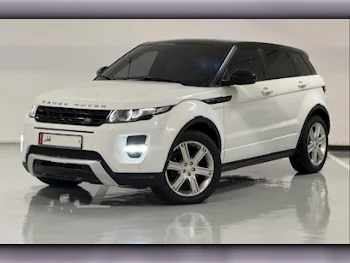 Land Rover  Evoque  2015  Automatic  98,000 Km  4 Cylinder  Four Wheel Drive (4WD)  SUV  White