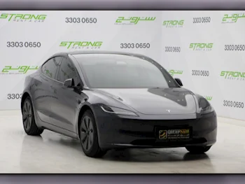 Tesla  Model 3  Long Range  2024  Automatic  2,400 Km  0 Cylinder  Four Wheel Drive (4WD)  Sedan  Gray  With Warranty