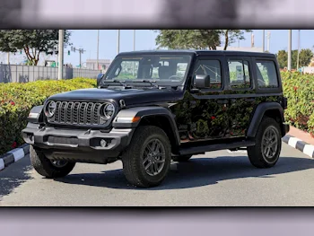 Jeep  Wrangler  Sport Plus  2024  Automatic  0 Km  4 Cylinder  Four Wheel Drive (4WD)  SUV  Black  With Warranty